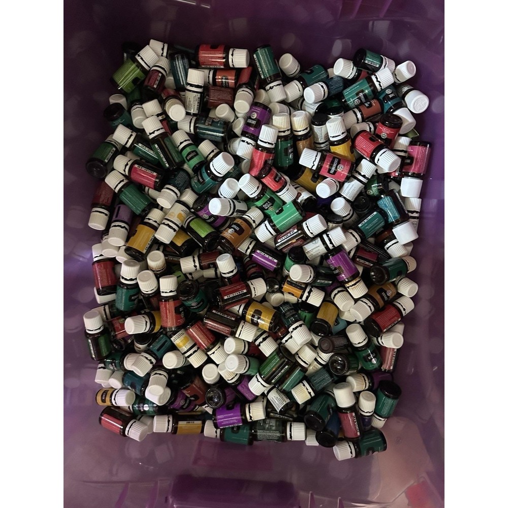 Lot Of 25 5ml Varieties Empty Bottles Young‎ Living Essential Oil. Unwashed